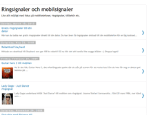 Tablet Screenshot of mina-ringsignaler.blogspot.com