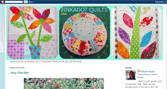 Desktop Screenshot of pinkadotquilts.blogspot.com