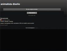 Tablet Screenshot of animalistadiseno.blogspot.com
