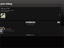 Tablet Screenshot of johnhillary.blogspot.com