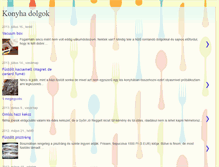 Tablet Screenshot of milankonyhaja.blogspot.com