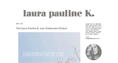 Desktop Screenshot of laurapaulinek.blogspot.com