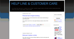 Desktop Screenshot of helpline-customercare.blogspot.com