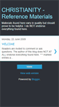 Mobile Screenshot of christianity21.blogspot.com