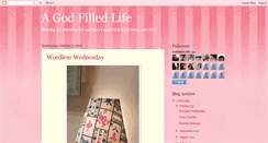 Desktop Screenshot of agodfilledlife.blogspot.com