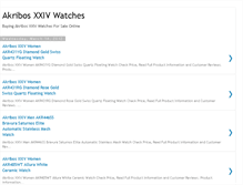 Tablet Screenshot of akribosxxivwatcheslist.blogspot.com