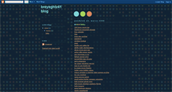 Desktop Screenshot of breyeghtz41.blogspot.com