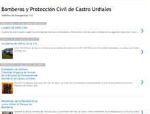 Tablet Screenshot of bomberosdecastrourdiales.blogspot.com