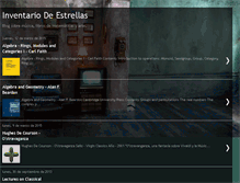 Tablet Screenshot of inventariodeestrellas.blogspot.com