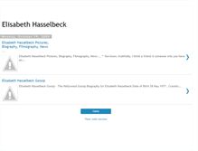 Tablet Screenshot of biography-elisabeth-hasselbeck.blogspot.com