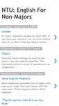 Mobile Screenshot of ntuenglishnonmajors.blogspot.com