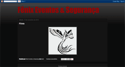 Desktop Screenshot of fenixeventoseseguranca.blogspot.com