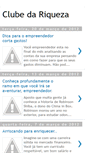 Mobile Screenshot of clubedariqueza.blogspot.com