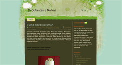 Desktop Screenshot of dicasdebutantesenoivas.blogspot.com