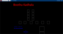 Desktop Screenshot of boothu-kadhalu.blogspot.com