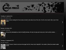 Tablet Screenshot of corvuspress.blogspot.com