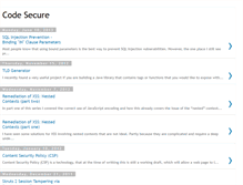 Tablet Screenshot of codesecure.blogspot.com