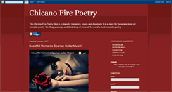 Desktop Screenshot of chicanofirepoetry.blogspot.com