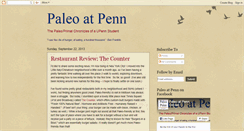 Desktop Screenshot of paleoatpenn.blogspot.com