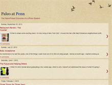 Tablet Screenshot of paleoatpenn.blogspot.com