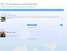 Tablet Screenshot of mrsoskindergartenblog.blogspot.com