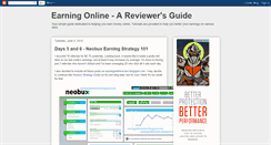 Desktop Screenshot of earningonlinereview.blogspot.com