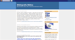 Desktop Screenshot of bibliografiabiblica.blogspot.com