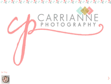 Tablet Screenshot of carriannephotography.blogspot.com