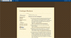 Desktop Screenshot of cataloguebusiness.blogspot.com