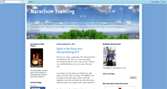 Desktop Screenshot of johnmarathontraining.blogspot.com