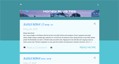 Desktop Screenshot of honeybluetea.blogspot.com