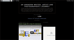 Desktop Screenshot of anunknownwriterartistandphotographer.blogspot.com