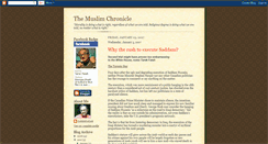 Desktop Screenshot of muslim-chronicle.blogspot.com