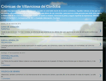 Tablet Screenshot of cronicasdevillaviciosa.blogspot.com