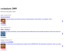 Tablet Screenshot of cocinaiarte2009.blogspot.com