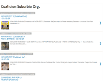 Tablet Screenshot of coalicionsuburbio.blogspot.com