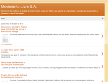 Tablet Screenshot of movimentolivre-sa.blogspot.com