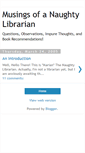 Mobile Screenshot of naughtylibrarian.blogspot.com