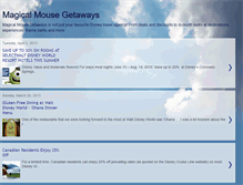 Tablet Screenshot of magicalmousegetaways.blogspot.com