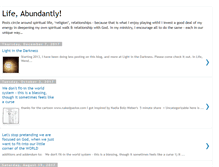Tablet Screenshot of lifeabundantly1.blogspot.com