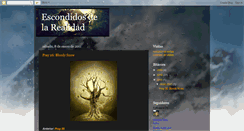 Desktop Screenshot of escondidosdelarealidad.blogspot.com