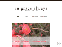 Tablet Screenshot of ingracealways.blogspot.com