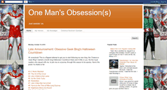 Desktop Screenshot of obsessive-geek.blogspot.com