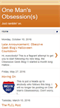 Mobile Screenshot of obsessive-geek.blogspot.com