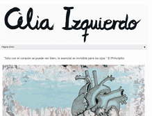 Tablet Screenshot of celiaizquierdo.blogspot.com