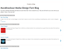 Tablet Screenshot of murafonts.blogspot.com