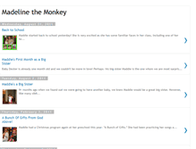 Tablet Screenshot of madelinethemonkey.blogspot.com