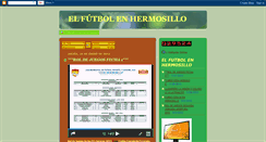 Desktop Screenshot of futbolenhermosillo.blogspot.com