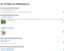 Tablet Screenshot of futbolenhermosillo.blogspot.com