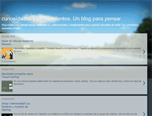 Tablet Screenshot of curiosidadespensamientos.blogspot.com